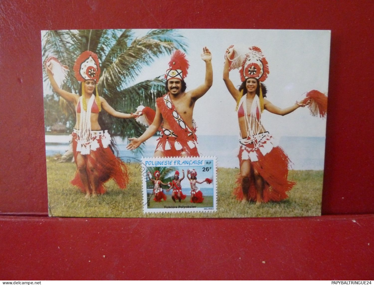 ANCIENNE CARTE POSTALE  " PREMIER JOUR " DE POLYNESIE FRANCAISE. - Gebruikt