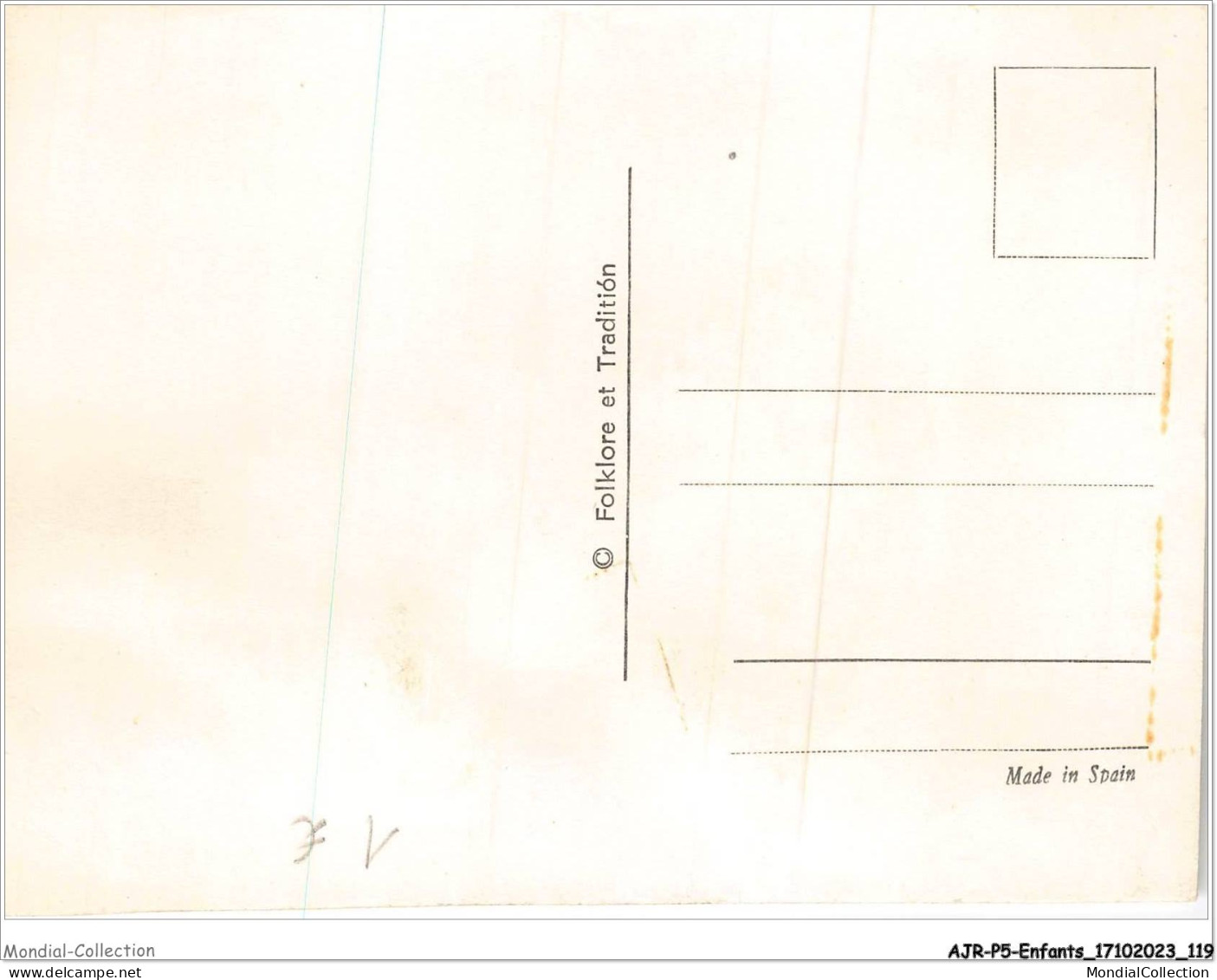 AJRP5-0487 - ENFANTS - AU BON PAYS FRANC-COMTOIS - Kindertekeningen