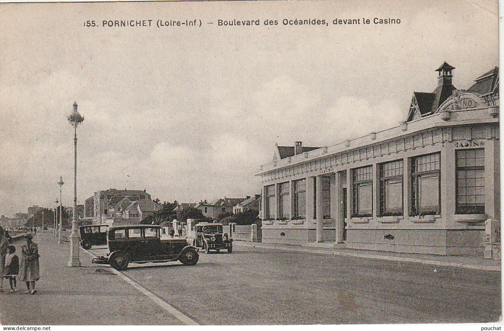 XXX -(44) PORNICHET - BOULEVARD DES OCEANIDES , DEVANT LE CASINO - AUTOMOBILES - 2 SCANS - Pornichet