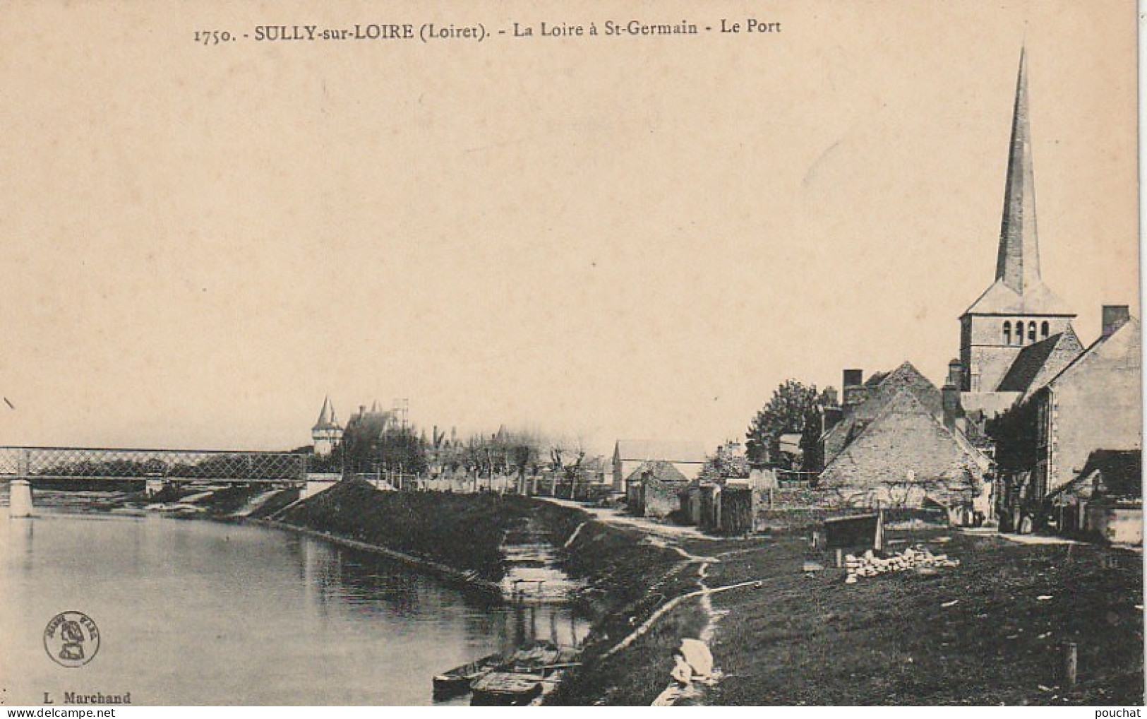 XXX -(45) SULLY SUR LOIRE - LA LOIRE A ST GERMAIN - LE PORT - 2 SCANS - Sully Sur Loire