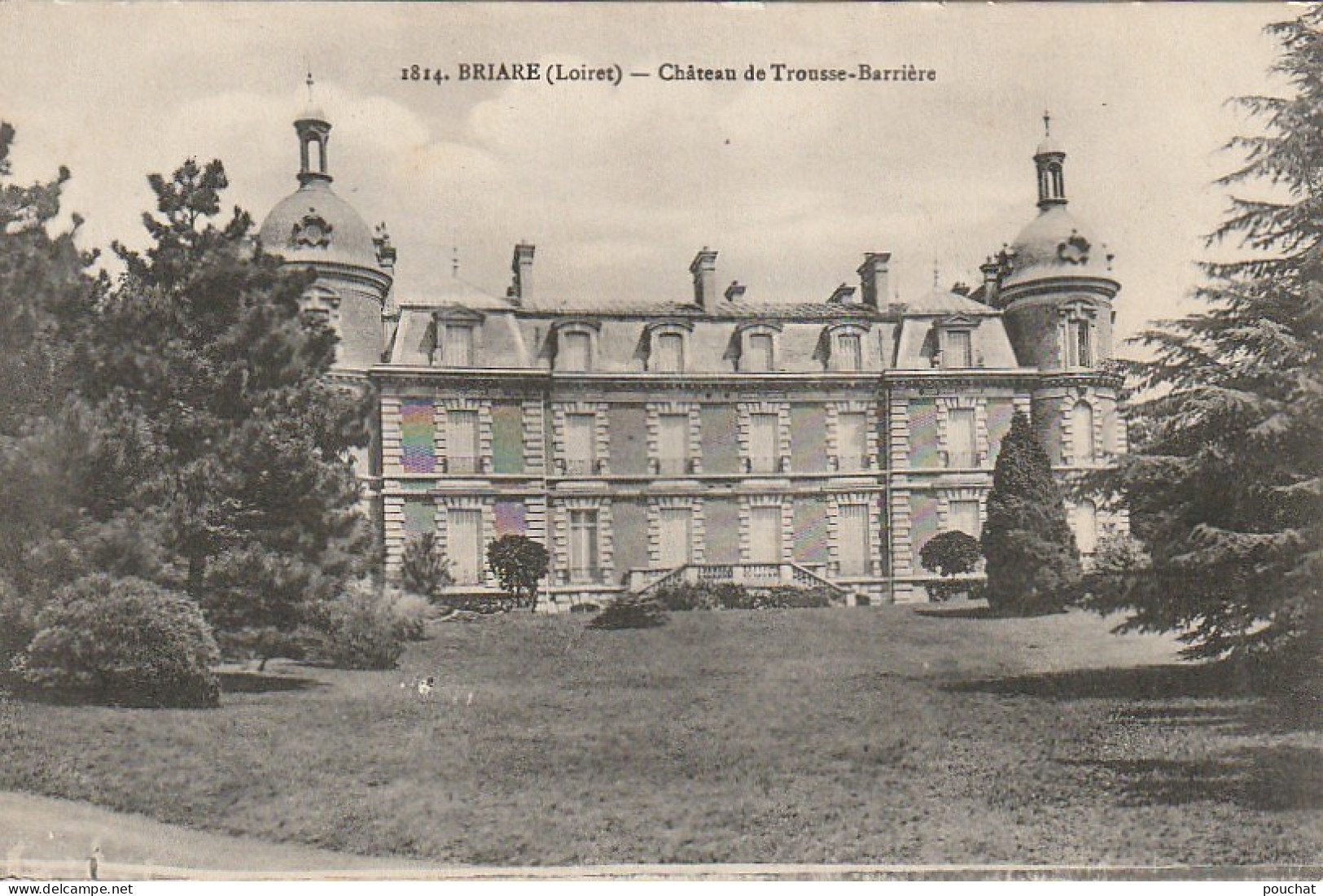 XXX -(45) BRIARE - CHATEAU DE TROUSSE BARRIERE - 2 SCANS - Briare