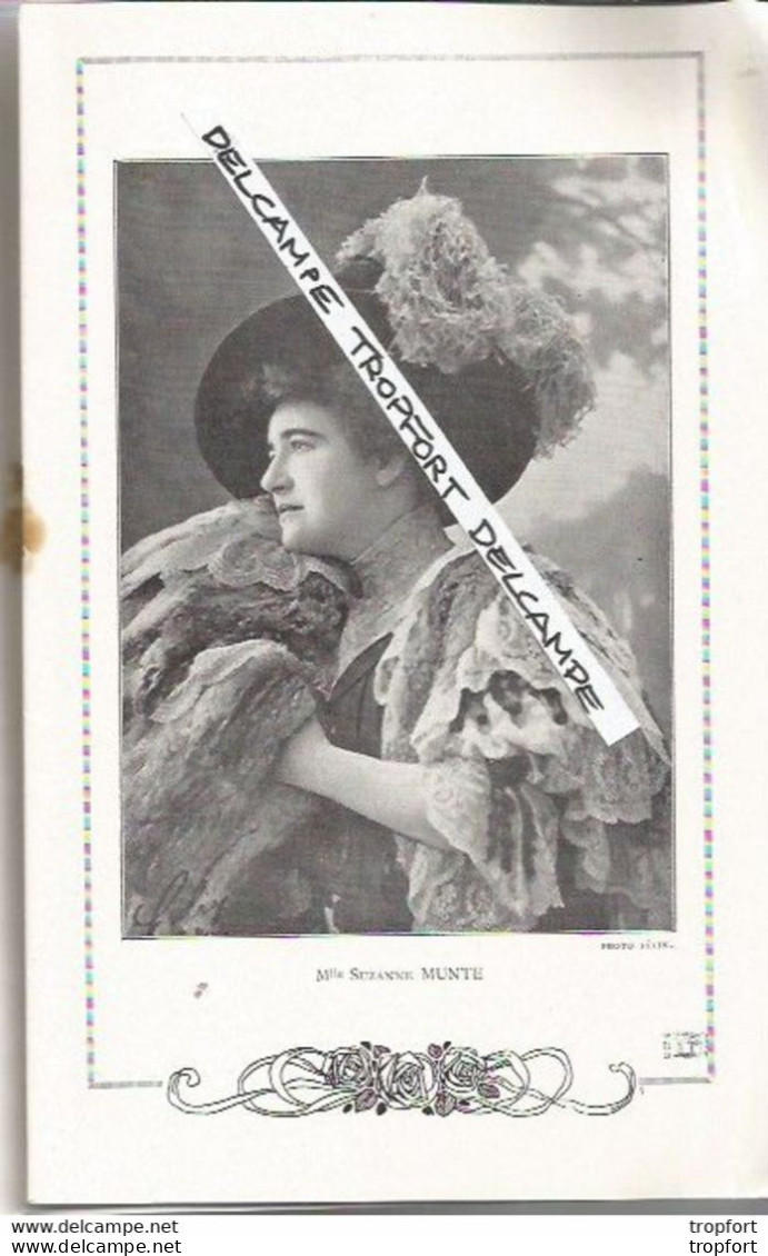 TC Vintage Program Théater Actress / PROGRAMME Théâtre ANTOINE 1912 Sous Marin HIRONDELLE Publicité MUCHA - Programmes