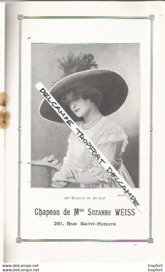 TC vintage program théater actress / PROGRAMME théâtre ANTOINE 1912 Sous marin HIRONDELLE Publicité MUCHA