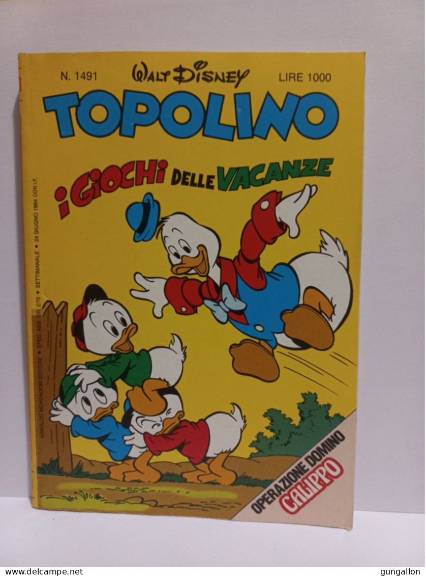 Topolino (Mondadori 1984) N. 1491 - Disney