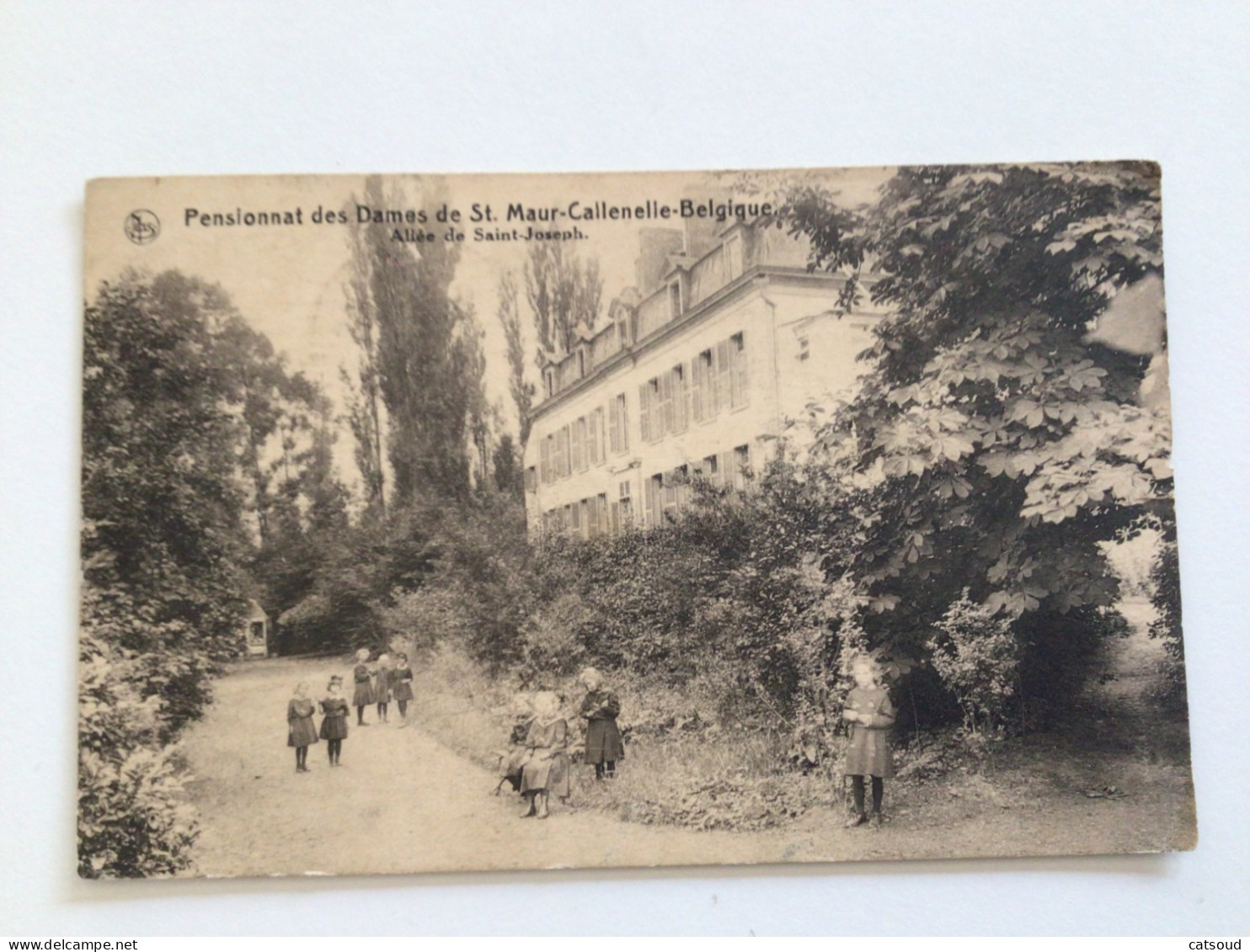 Carte Postale Ancienne (1926) Pensionnat Des Dames De St.Maur-Callenelle Allée De Saint-Joseph - Péruwelz