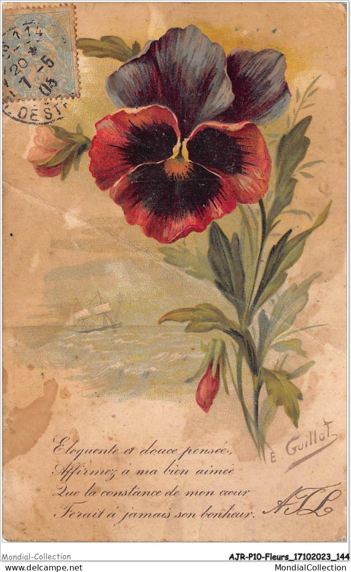 AJRP10-1049 - FLEURS - PENSEE  - Blumen