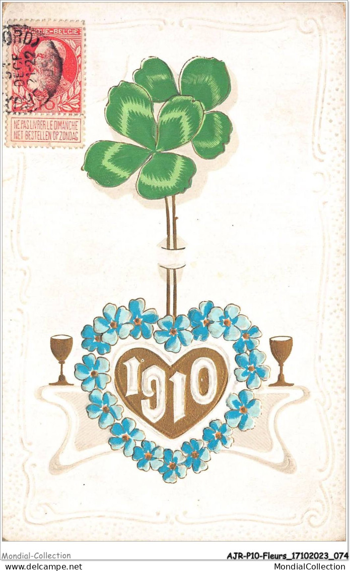 AJRP10-1014 - FLEURS - TREFLES - 1910 - Blumen