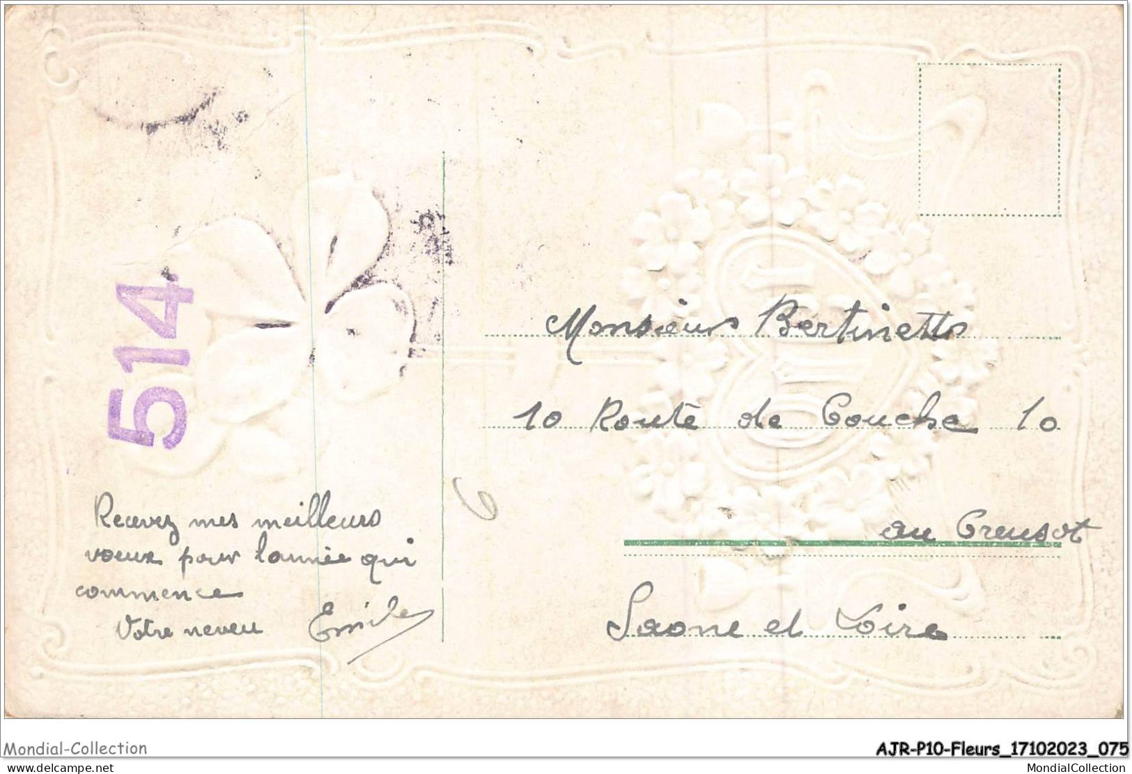 AJRP10-1014 - FLEURS - TREFLES - 1910 - Blumen