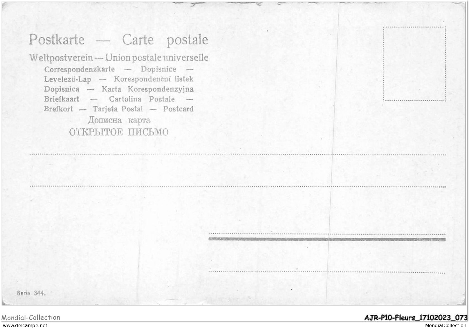 AJRP10-1013 - FLEURS - POT DE POMMIERS - Blumen