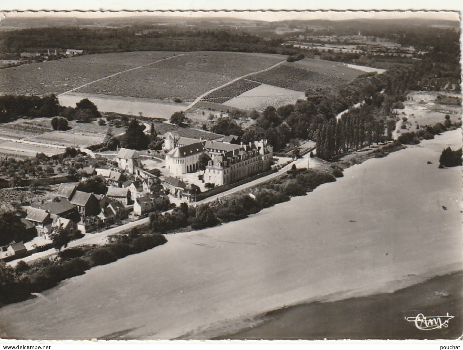 XXX -(49) ABBAYE DE ST MAUR - VUE AERIENNE - FACADE NORD - 2 SCANS - Otros & Sin Clasificación