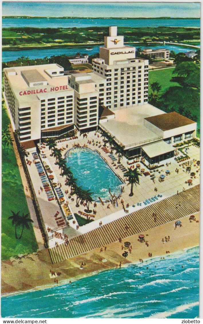 CARTOLINA DI HOTEL THE CADILLAC - MIAMI BEACH - FLORIDA - FORMATO PICCOLO - Miami