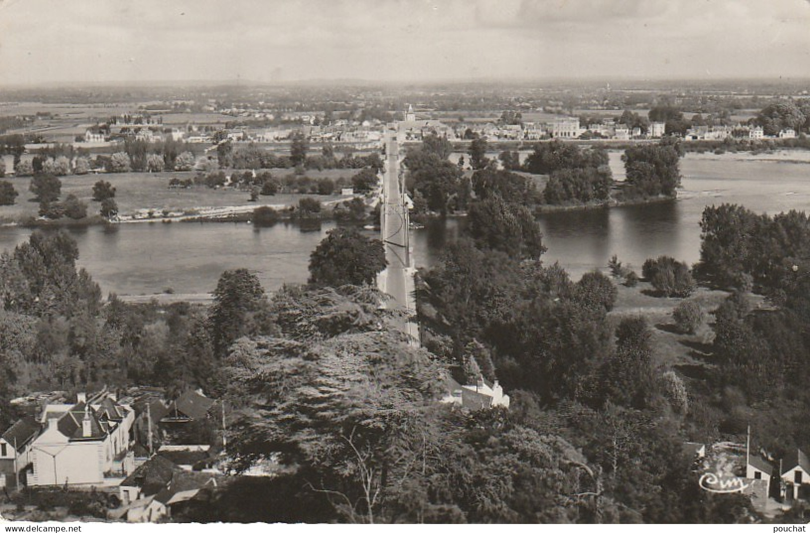 XXX -(49) LES ROSIERS SUR LOIRE - VUE GENERALE SUR LA LOIRE , LES PONTS ET LA VILLE - 2 SCANS - Other & Unclassified