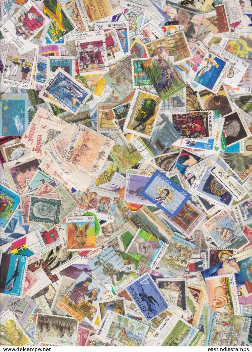 Australia 390+ Different Used Stamps, Ship, Boat, Train, Sports, Kangaroo - Altri & Non Classificati