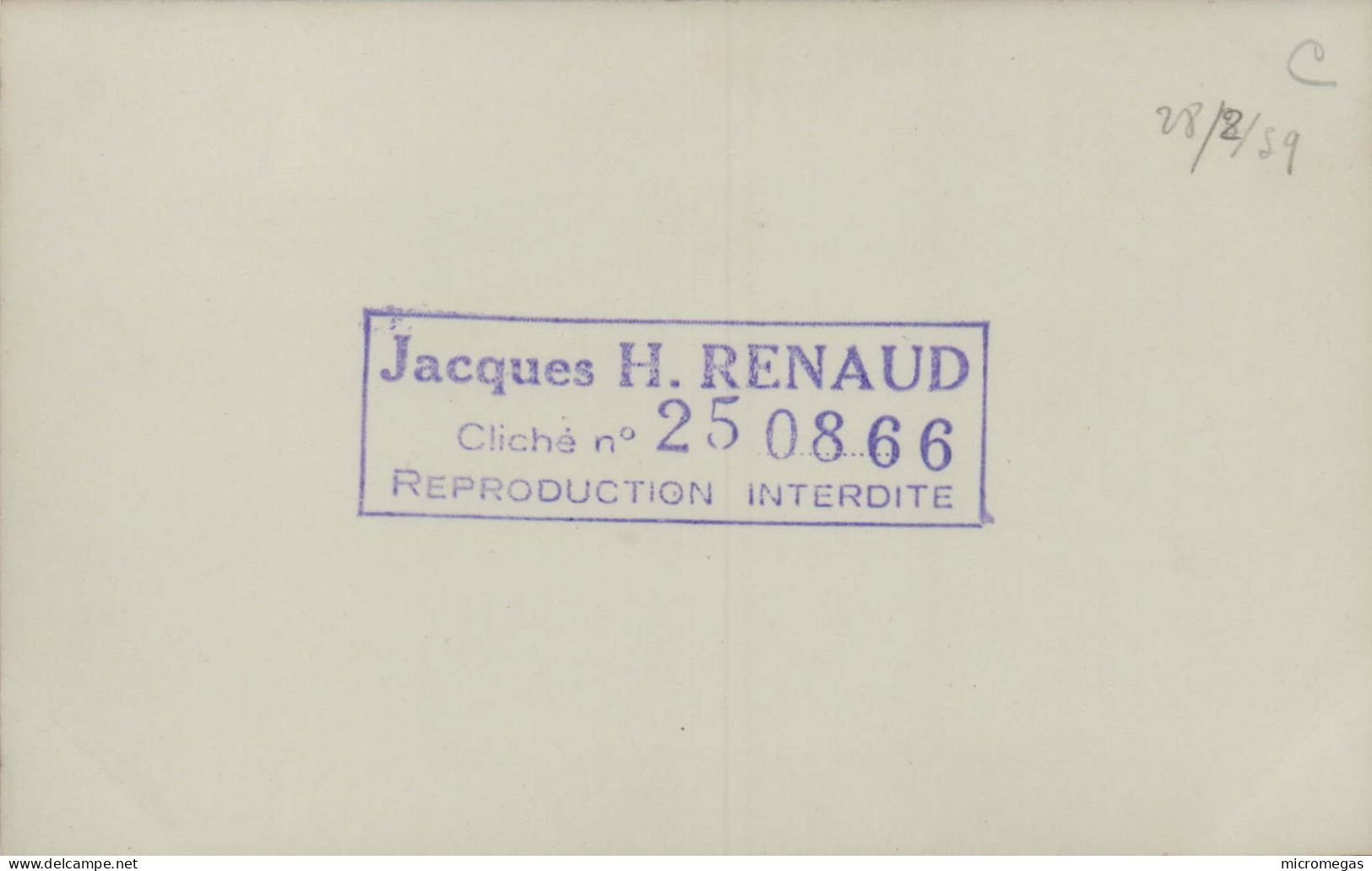 Train à Identifier - Cliché Jacques H. Renaud, 1959 - Treinen