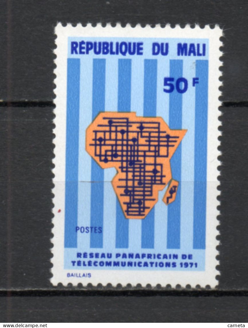 MALI  N° 163    NEUF SANS CHARNIERE  COTE 0.80€    CARTE D'AFRIQUE TELECOMMUNICATIONS - Mali (1959-...)