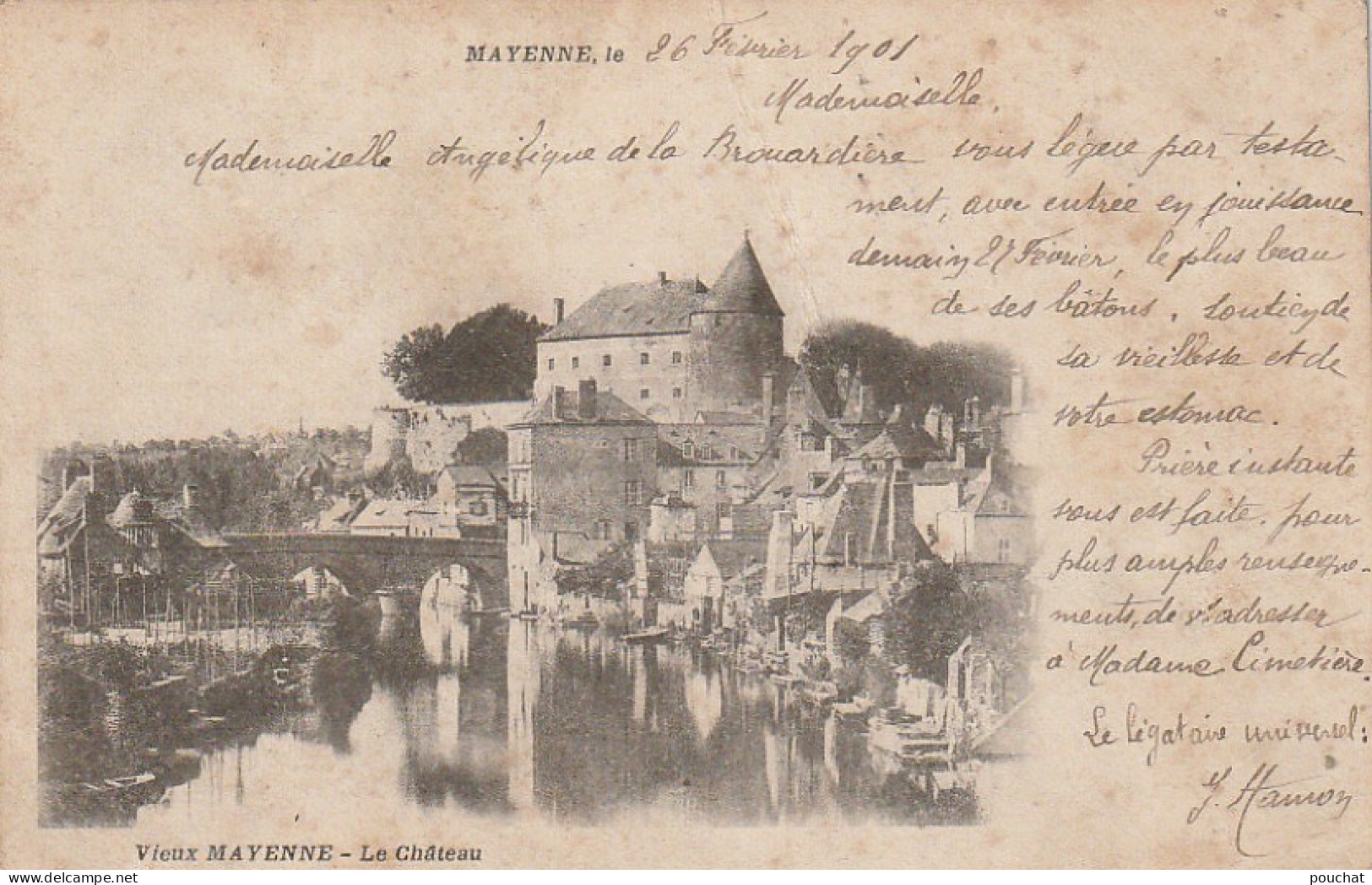 XXX -(53) MAYENNE - LE CHATEAU - 2 SCANS - Mayenne