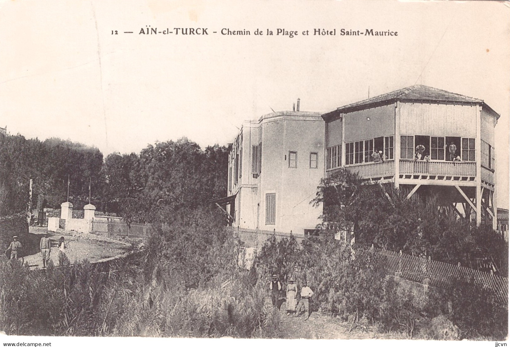 - Algérie - Aïn-el-Turck - Chemin De La Plage Et Hôtel Saint Maurice - Autres & Non Classés