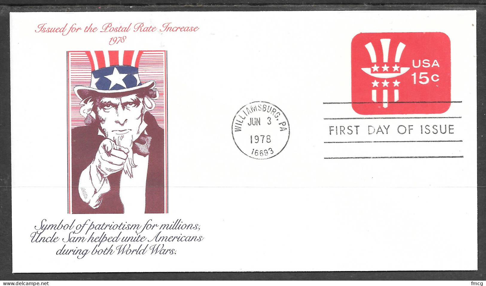 USA FDC Fleetwood Cachet, 1978 15 Cents Envelope - 1971-1980