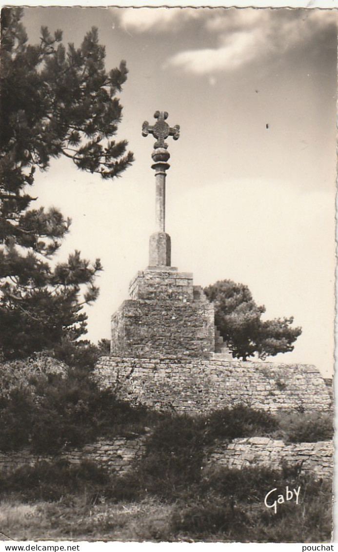 XXX -(56) ILE AUX MOINES - CALVAIRE DE LA POINTE DU TRECH - 2 SCANS - Ile Aux Moines