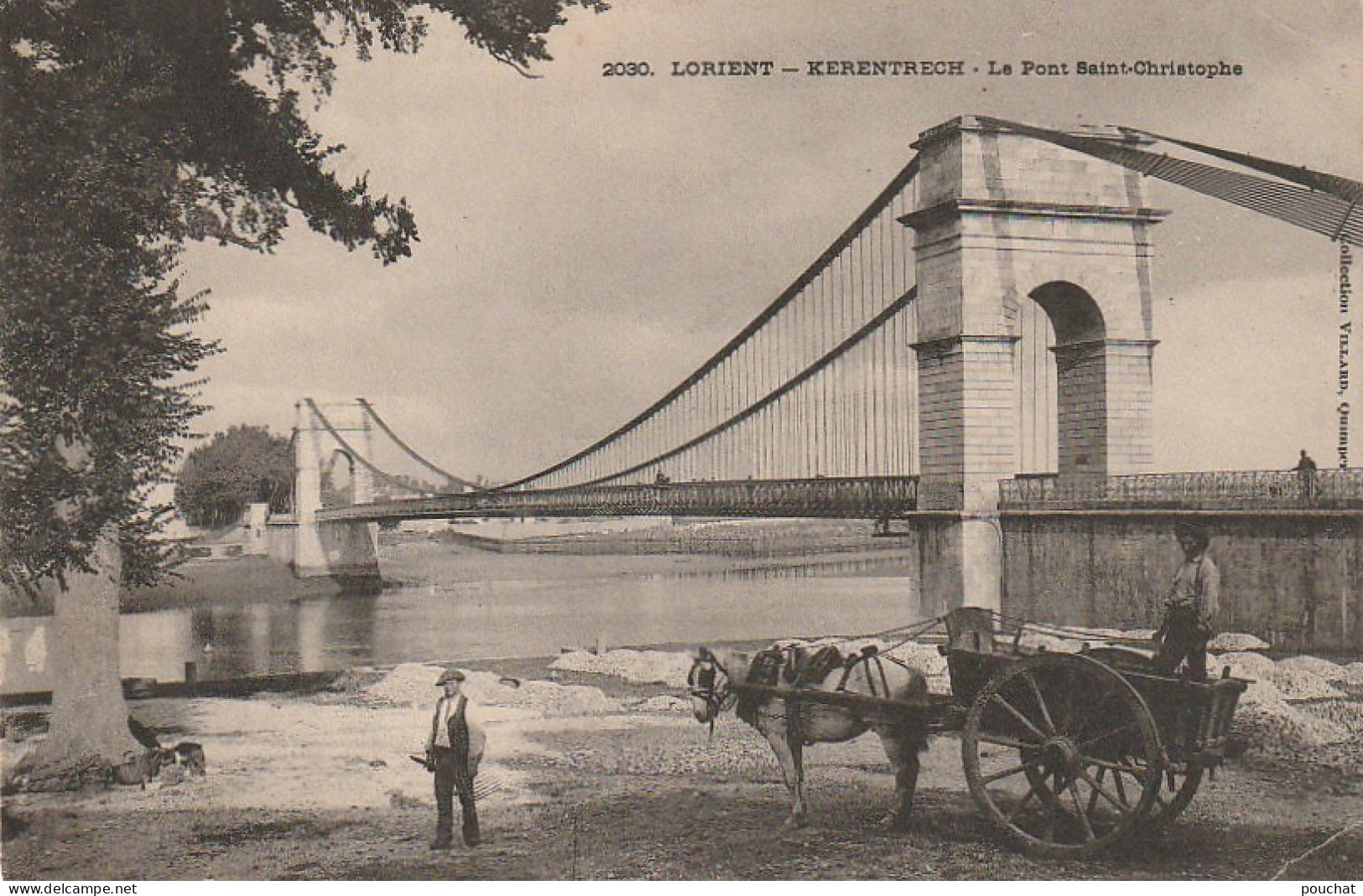 XXX -(56) LORIENT - LE PONT SAINT CHRISTOPHE - ANIMATION - ATTELAGE - 2 SCANS - Lorient