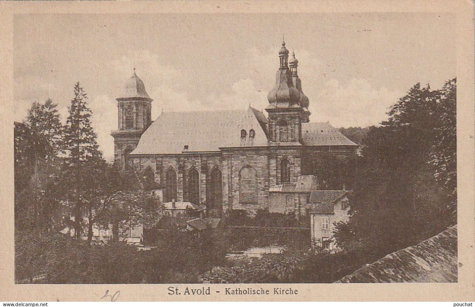 XXX -(57) ST AVOLD - EGLISE CATHOLIQUE - 2 SCANS - Saint-Avold