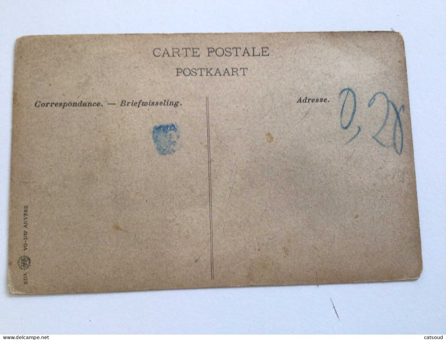 Carte Postale Ancienne Tournai Le Beffroi Pub : À La Grande Fabrique H.Esders Kipdorp 47 Anvers - Tournai