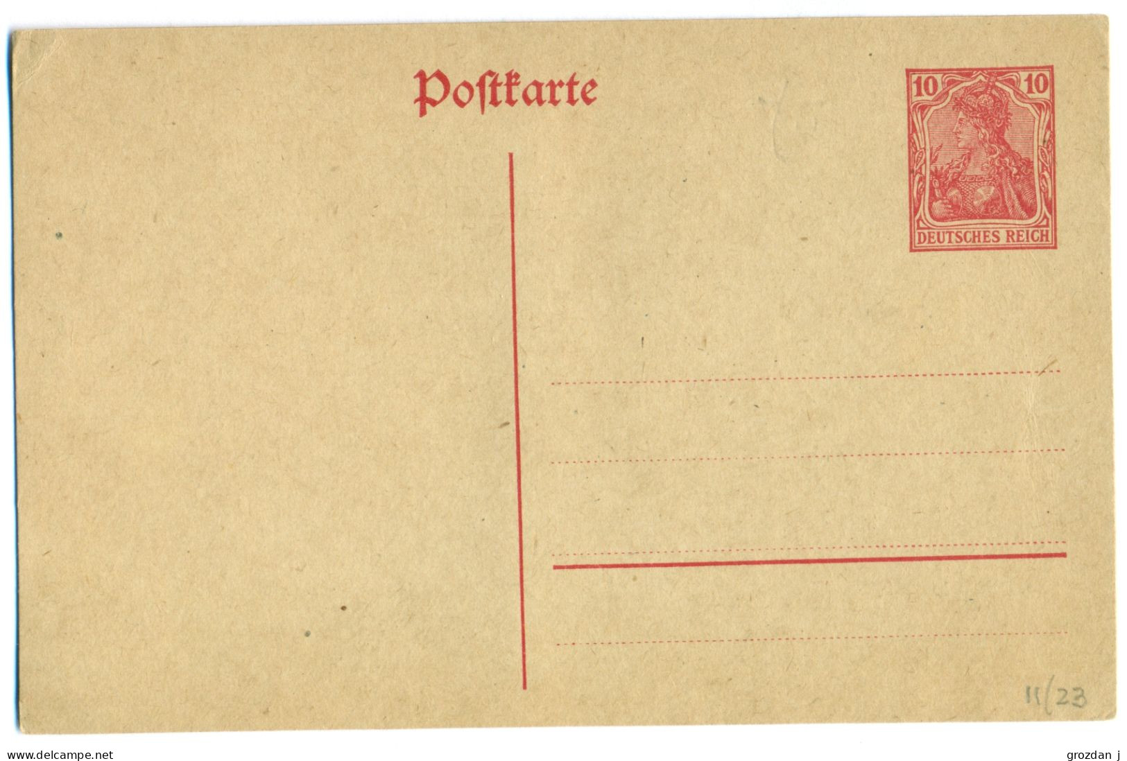 Postkarte, Blank Postcard, Germany - Ohne Zuordnung