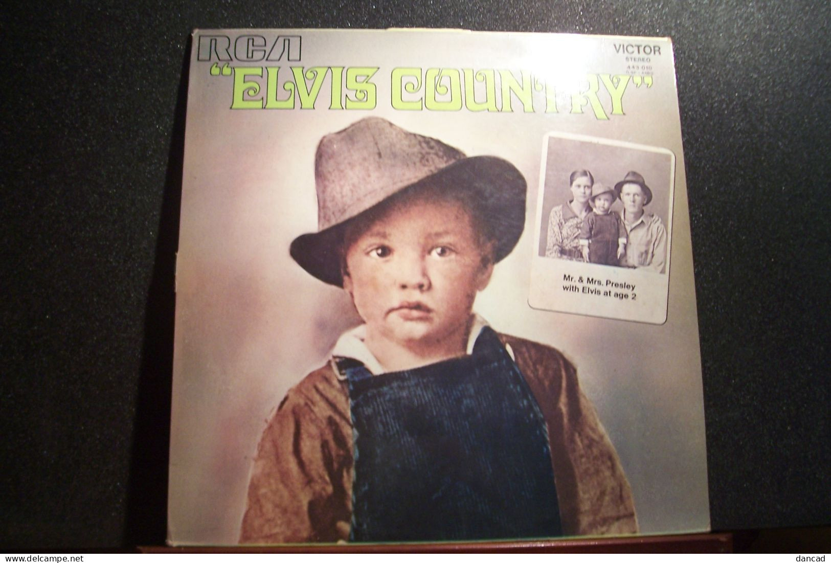 ELVIS  PRESLEY   - ELVIS  COUNTRY- (  VINYLE  33 TOURS )  - Ref: RCA  LSP 4460   - ( Année  1971 ) - Rock