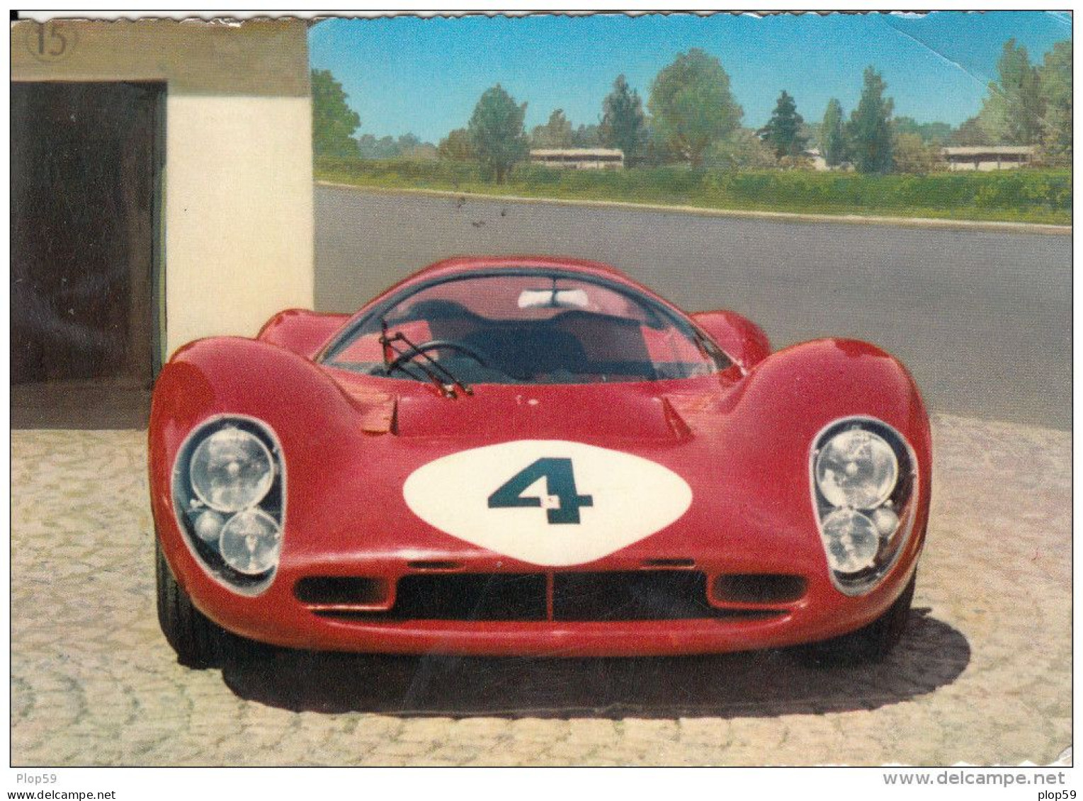 2 Scans AUTOMOBILE " FERRARI P/4 " ED CECAMI 854 4000cc 12 Cil 320 KmhCPM / CPSM 10X 15 NEUVE - Other & Unclassified