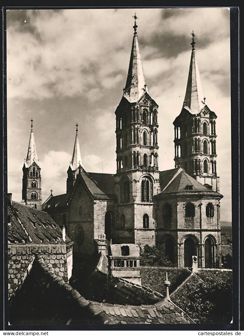 Foto-AK Deutscher Kunstverlag, Nr. 8, Walter Hege: Bamberg, Dom Von Nordwesten Gesehen  - Autres & Non Classés