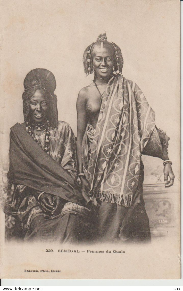 2418-205  Av 1905 N°229 Sénégal Femmes Du Oualo Fortier Photo Dakar  Retrait 18-05 - Senegal