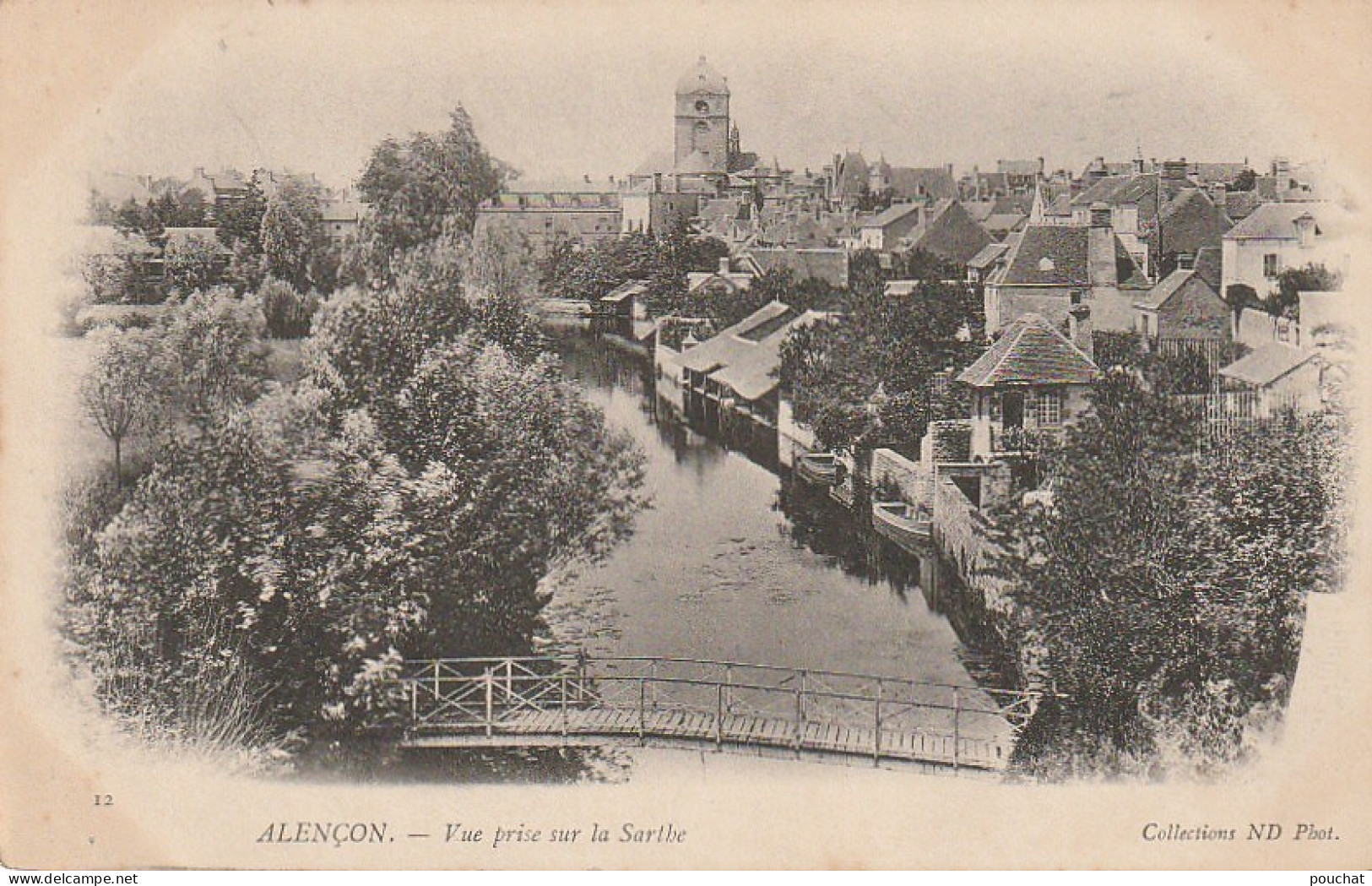 XXX -(61) ALENCON - VUE PRISE SUR LA SARTHE - 2 SCANS - Alencon