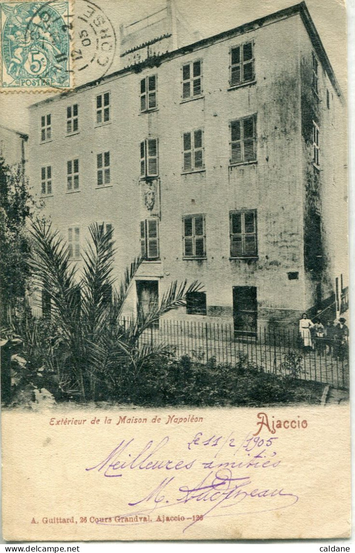 -2A-CORSE- AJACCIO -   Maison De Napoleon - Ajaccio