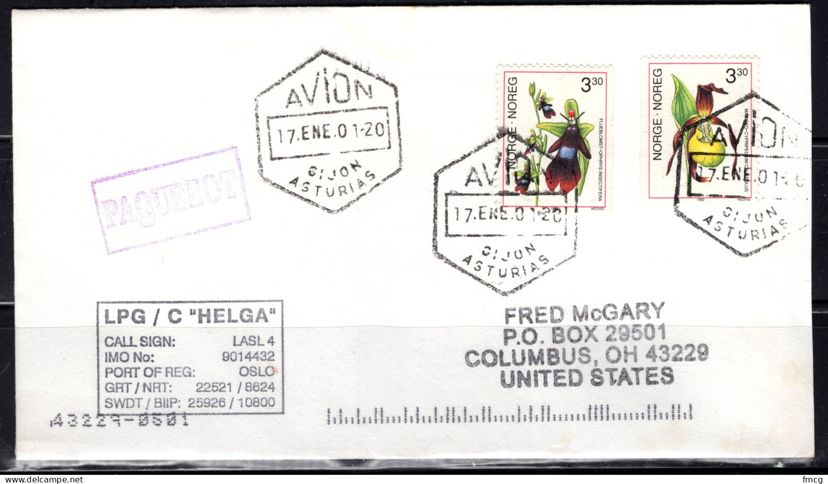 1987 Paquebot Cover, Germany Stamp Used At Wellington, New Zealand - Storia Postale