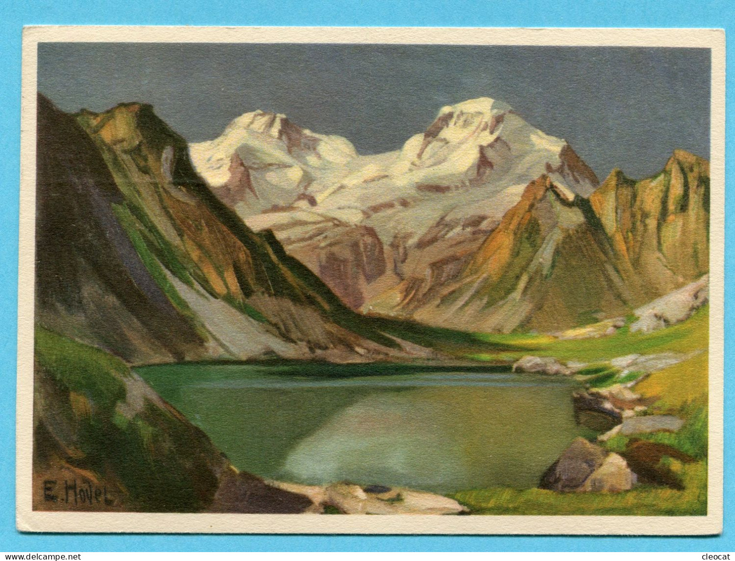 Pro Juventutekarte Nr. 136  Bergsee Mit Pro Juventutefrankatur - Storia Postale
