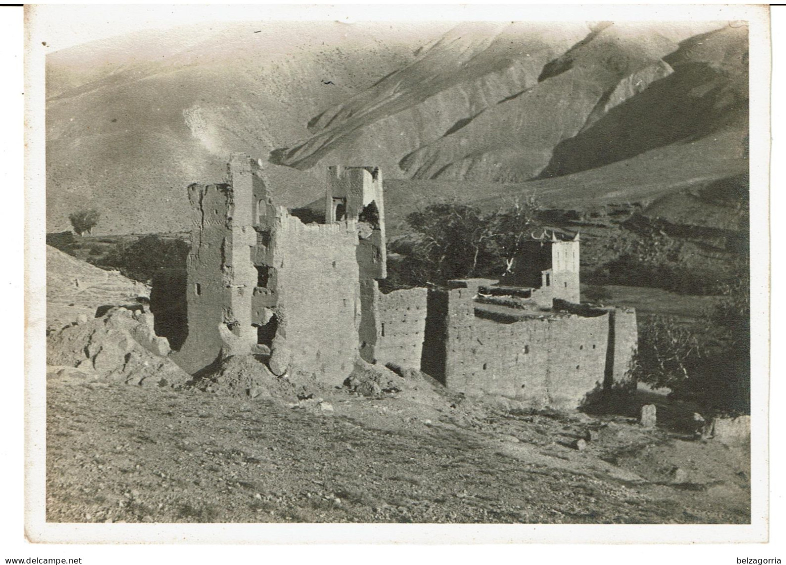 MAROC  KELAAT-M'GOUNA, TINGHIR ?? Région Drâa-Tafilalet - PHOTOGRAPHIE 1910-20 - Lieu Exact à Identifié Cliché TRES RARE - Otros & Sin Clasificación