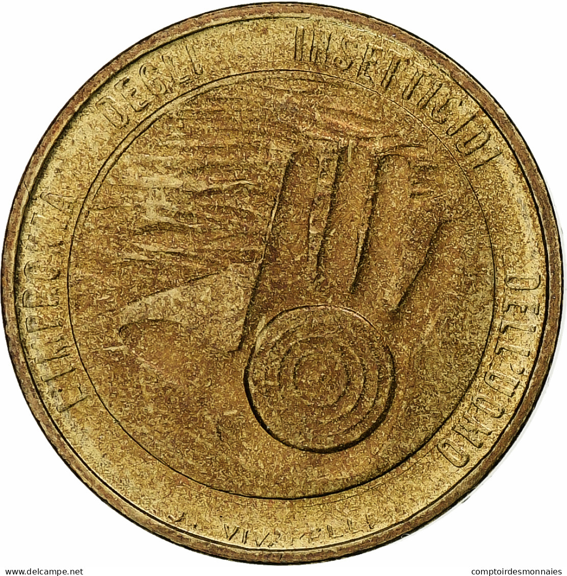 Saint Marin , 20 Lire, Protection Of Nature, 1977, Rome, BU, Bronze-Aluminium - San Marino