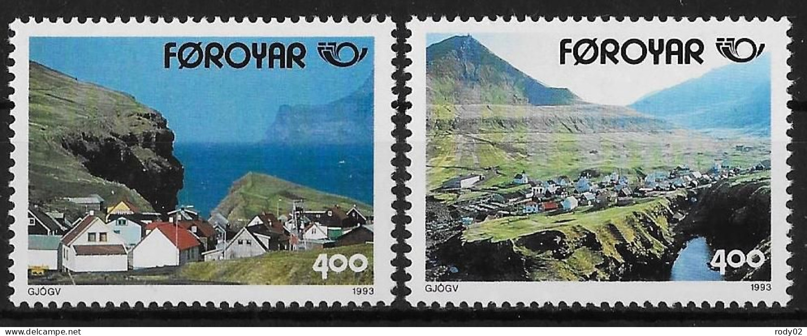 FEROE - TOURISME - N° 242 ET 243 - NEUF** MNH - Färöer Inseln