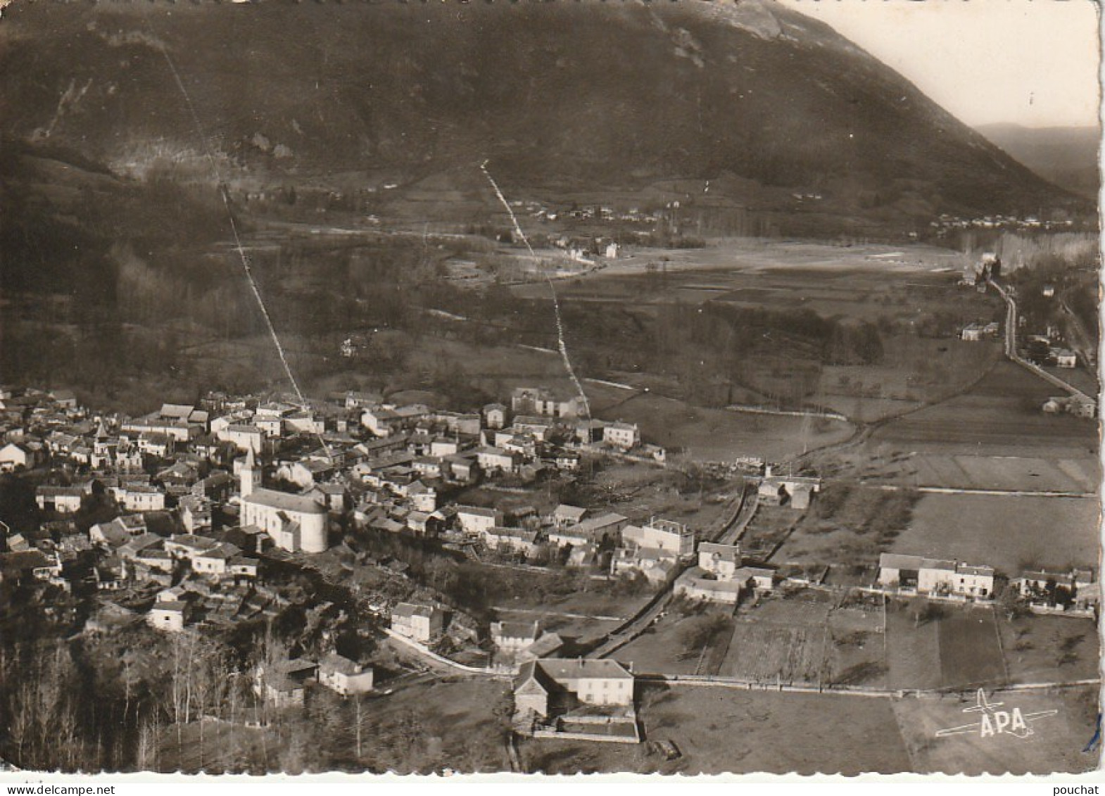 XXX -(65) ENVIRONS DE SIRADAN - VUE AERIENNE DE SALECHAN ET BAGIRY DANS LE FOND - 2 SCANS - Sonstige & Ohne Zuordnung