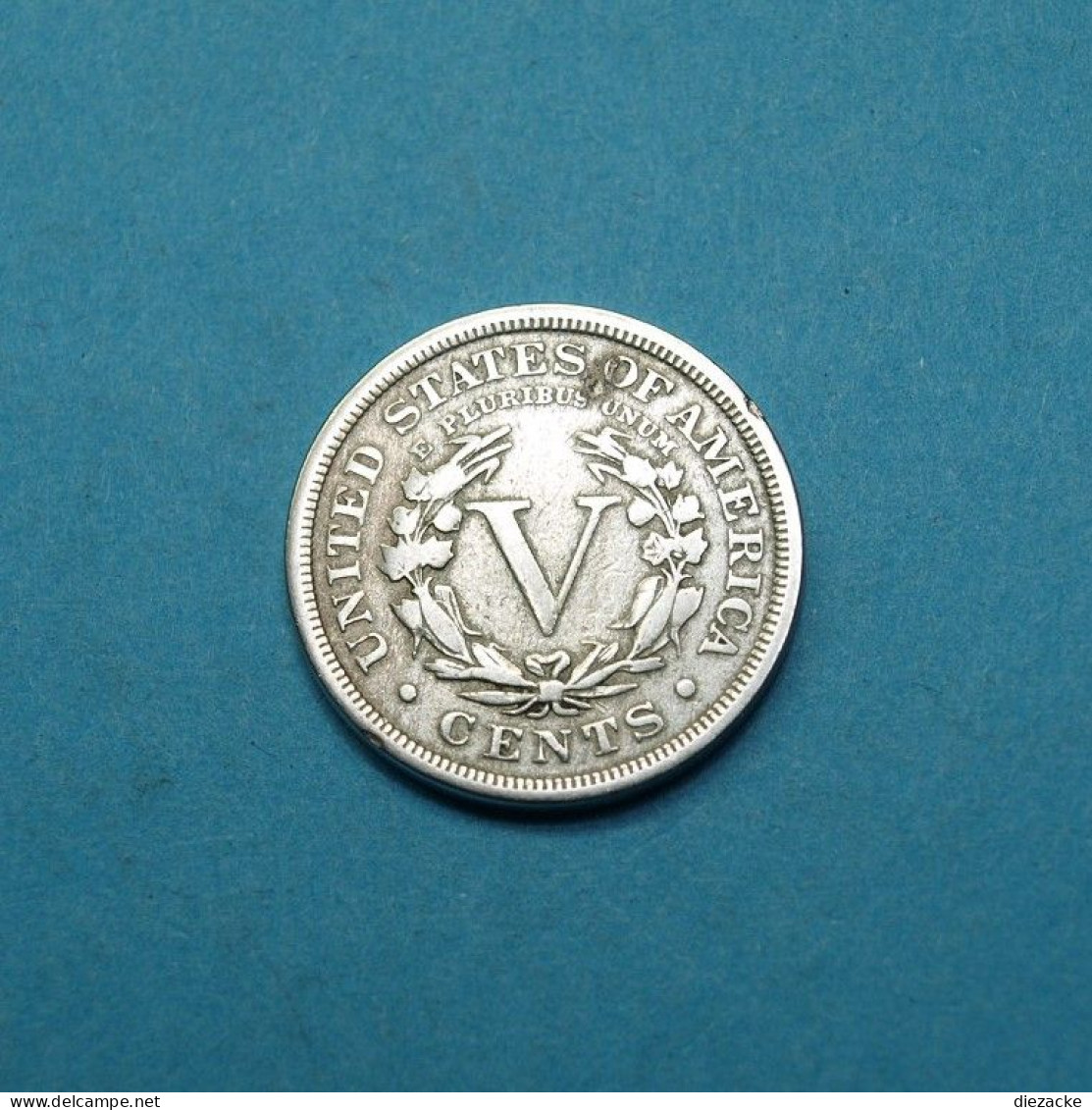 USA 1900 5 Cents V Im Kranz (Liberty Head Nickel) (M4407 - Eiland Man