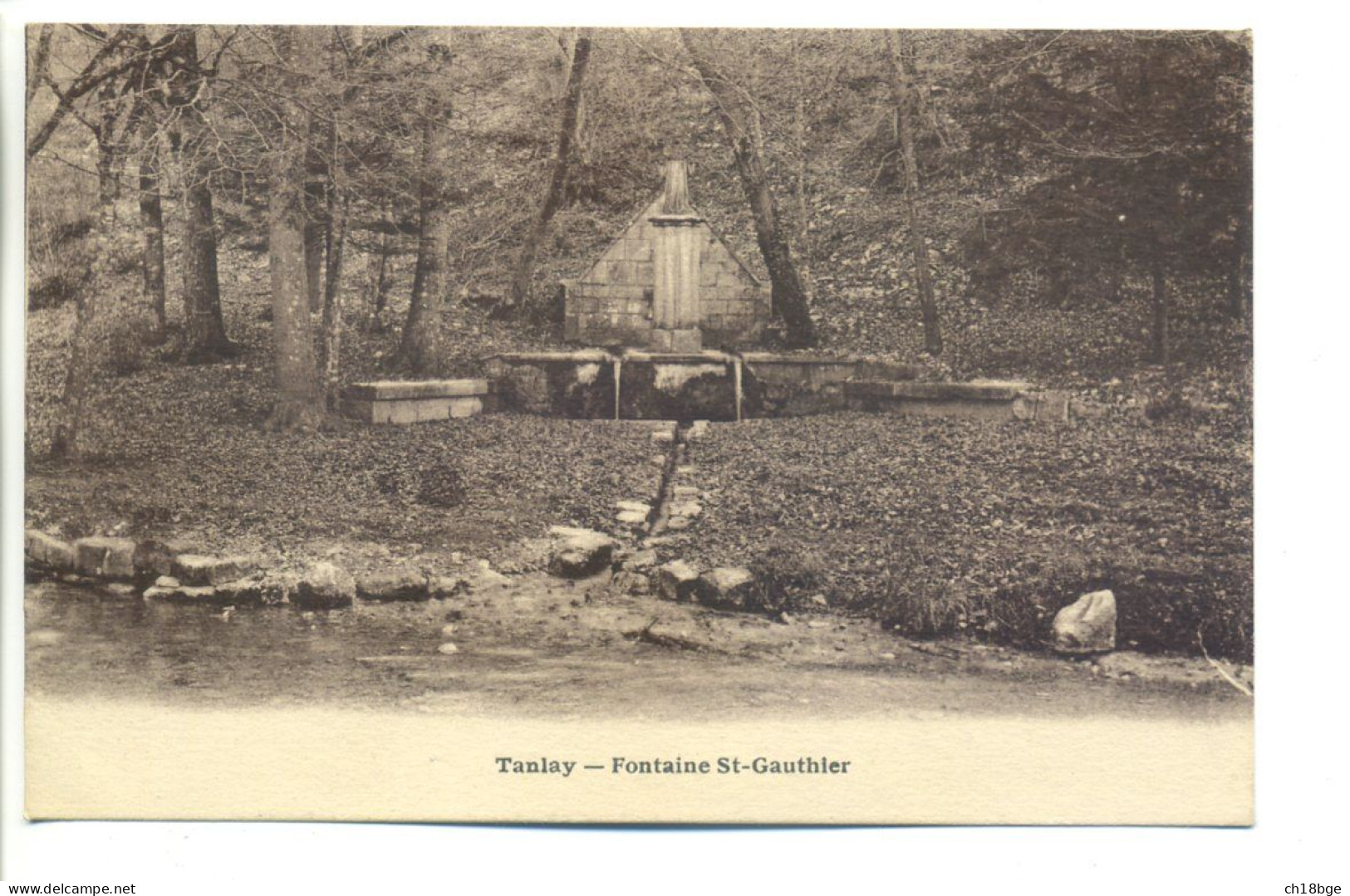 CPA - 89 Yonne - TANLAY - Fontaine St Saint Gauthier - Tanlay