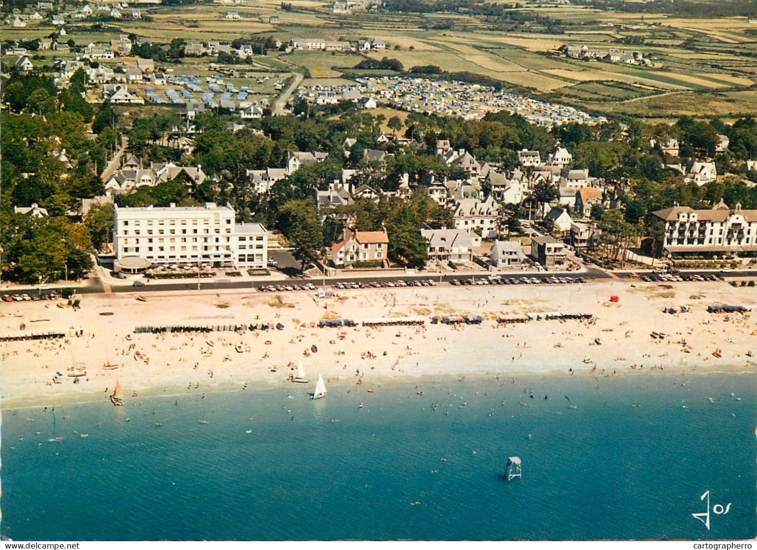 Navigation Sailing Vessels & Boats Themed Postcard Morbihan Carnac Beach - Veleros