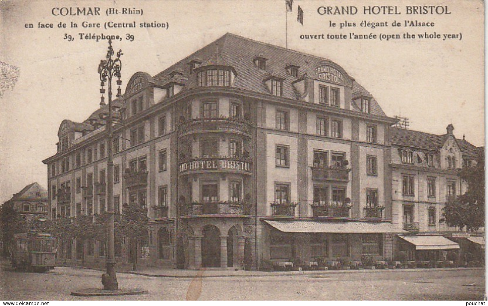 XXX -(68) COLMAR - GRAND HOTEL BRISTOL - 2 SCANS - Colmar