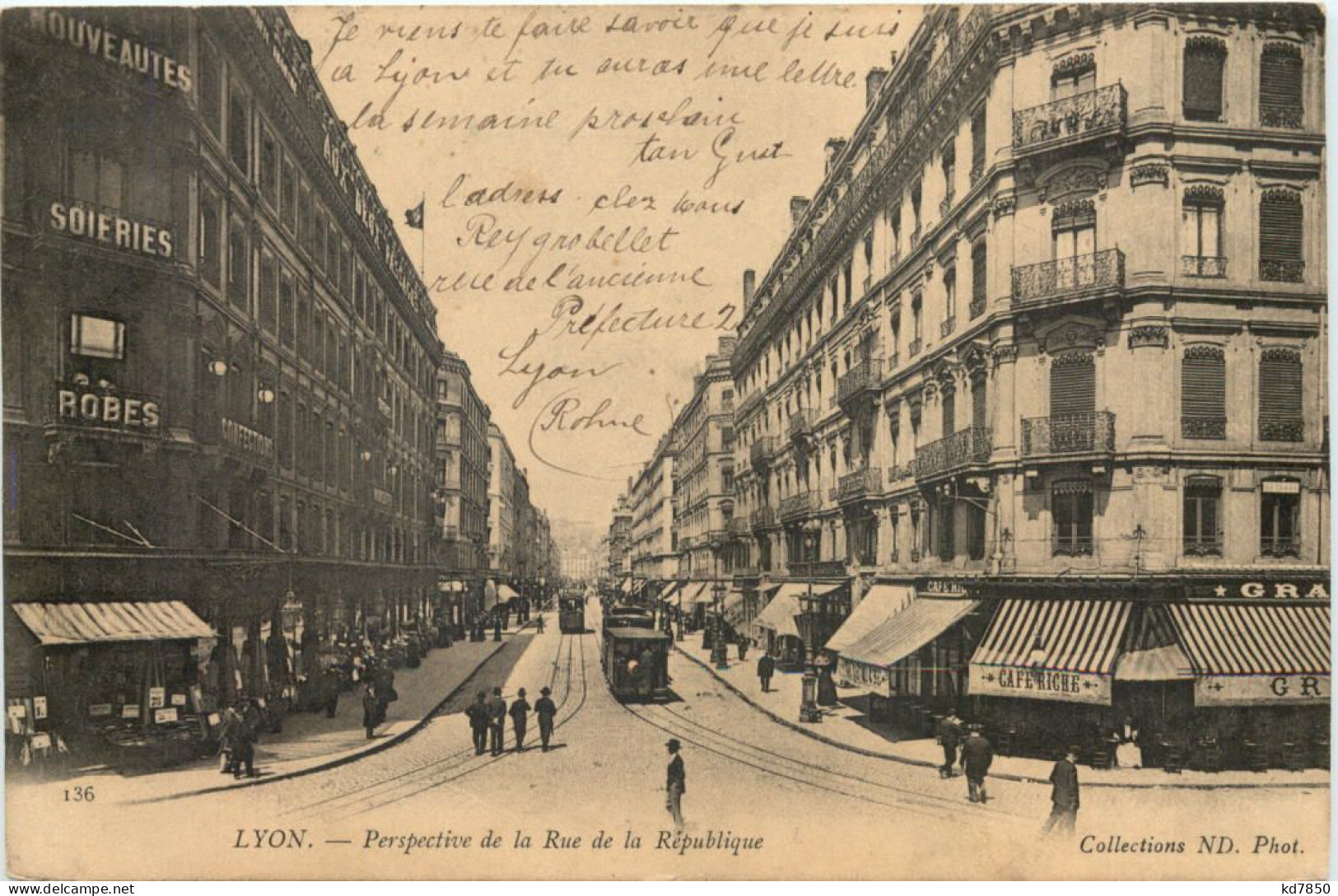 Lyon - Rue De La Republique - Otros & Sin Clasificación