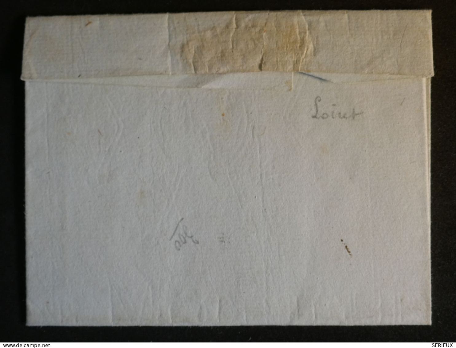 DN19 FRANCE RARE  LETTRE MARQUE A SEC   ENV. 1780  COURTENAY A TROYES ++ AFF. INTERESSANT +++ - 1701-1800: Voorlopers XVIII