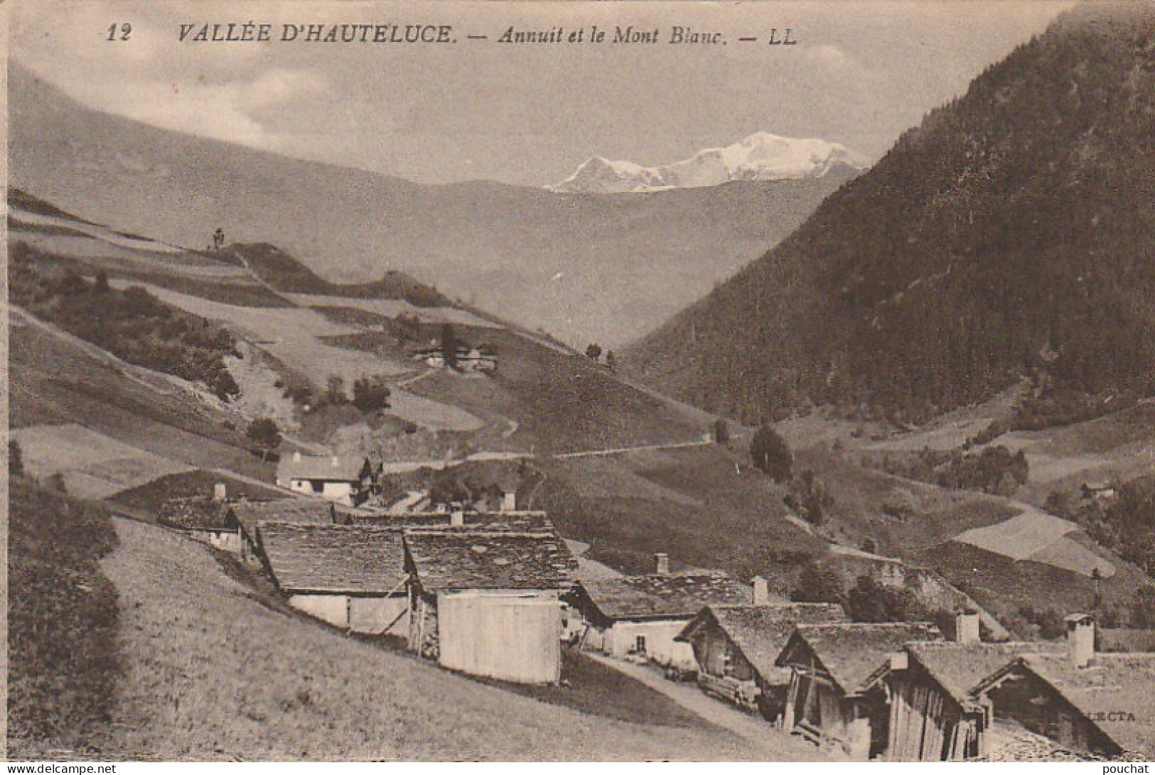 XXX -(73) VALLEE D' HAUTELUCE - ANNUIT ET LE MONT BLANC - 2 SCANS - Otros & Sin Clasificación