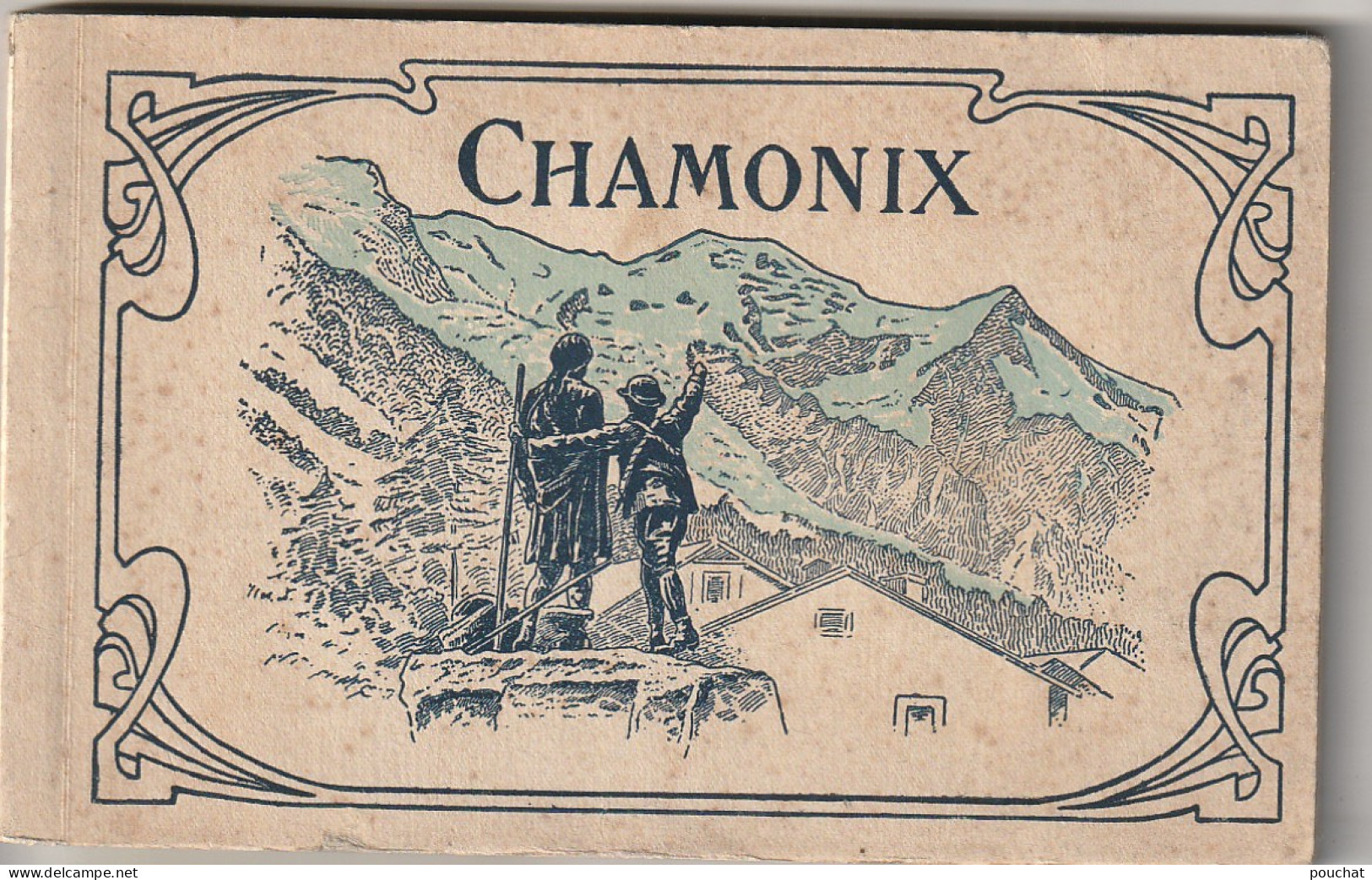 XXX -(74) CHAMONIX - LIVRET DE 18 VUES ET FEUILLET PREFACE - EDIT. FAURAZ , ANNEMASSE - Alpes - Pays-de-Savoie