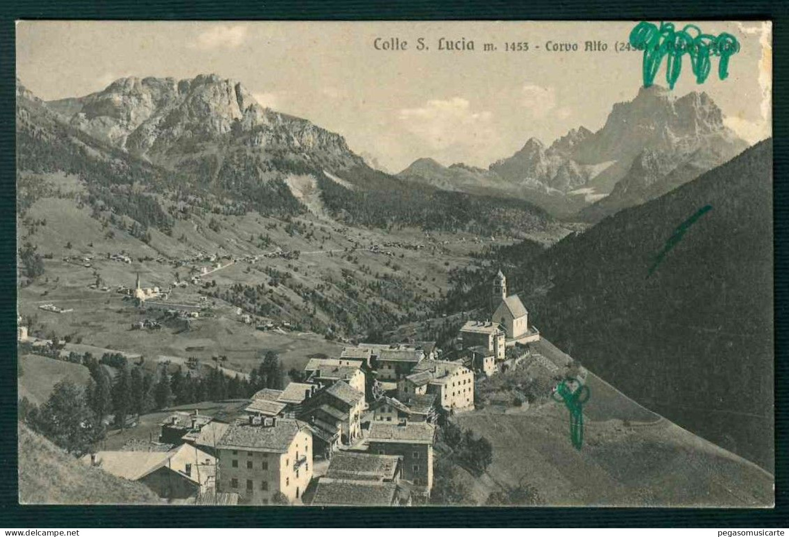 BF134 COLLE S LUCIA - CORVO ALTO E PELMO - BELLUNO - 1930 CIRCA - Autres & Non Classés
