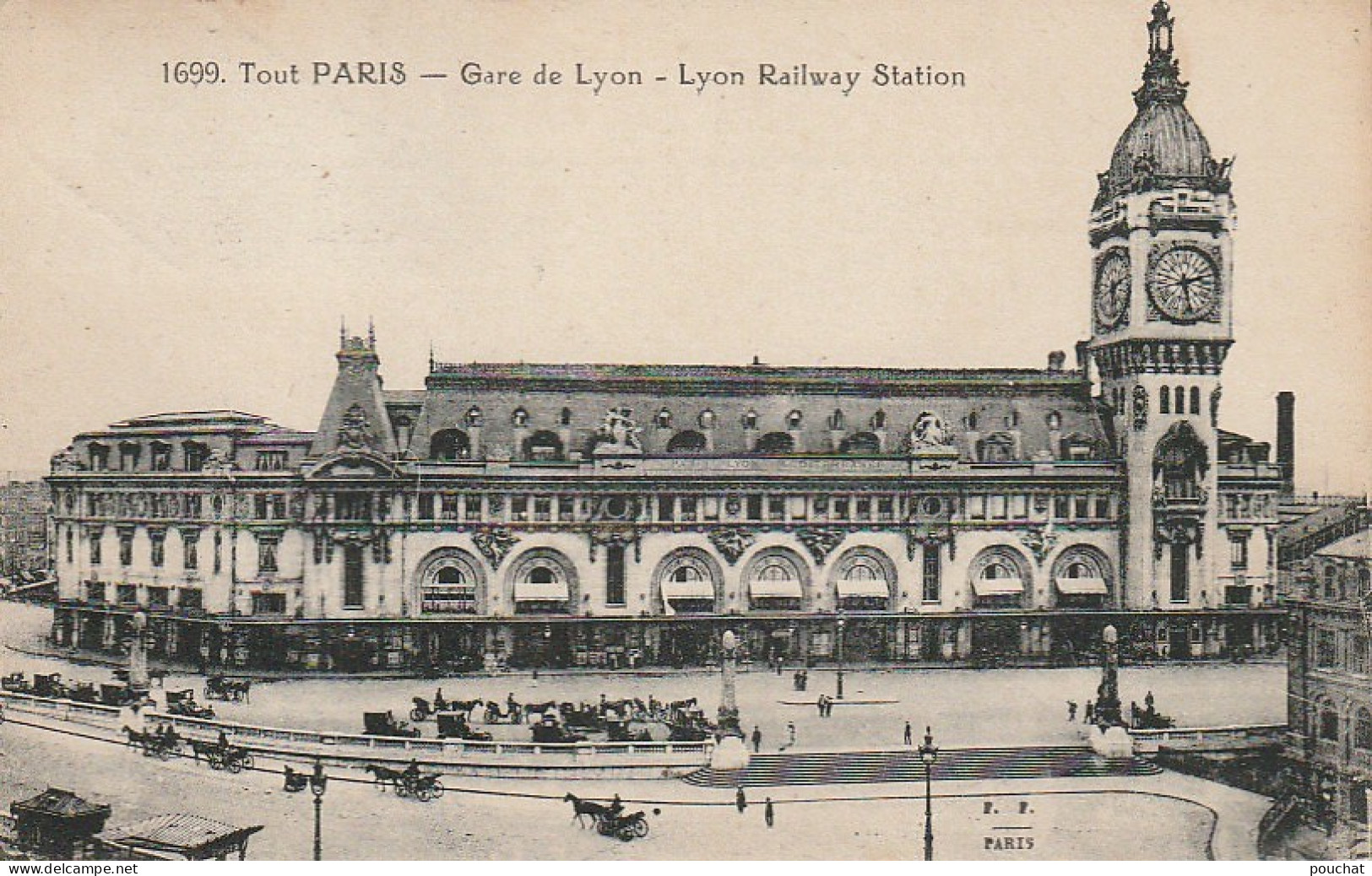 XXX -(75) PARIS - GARE DE LYON - VUE GENERALE - 2 SCANS - Stations, Underground
