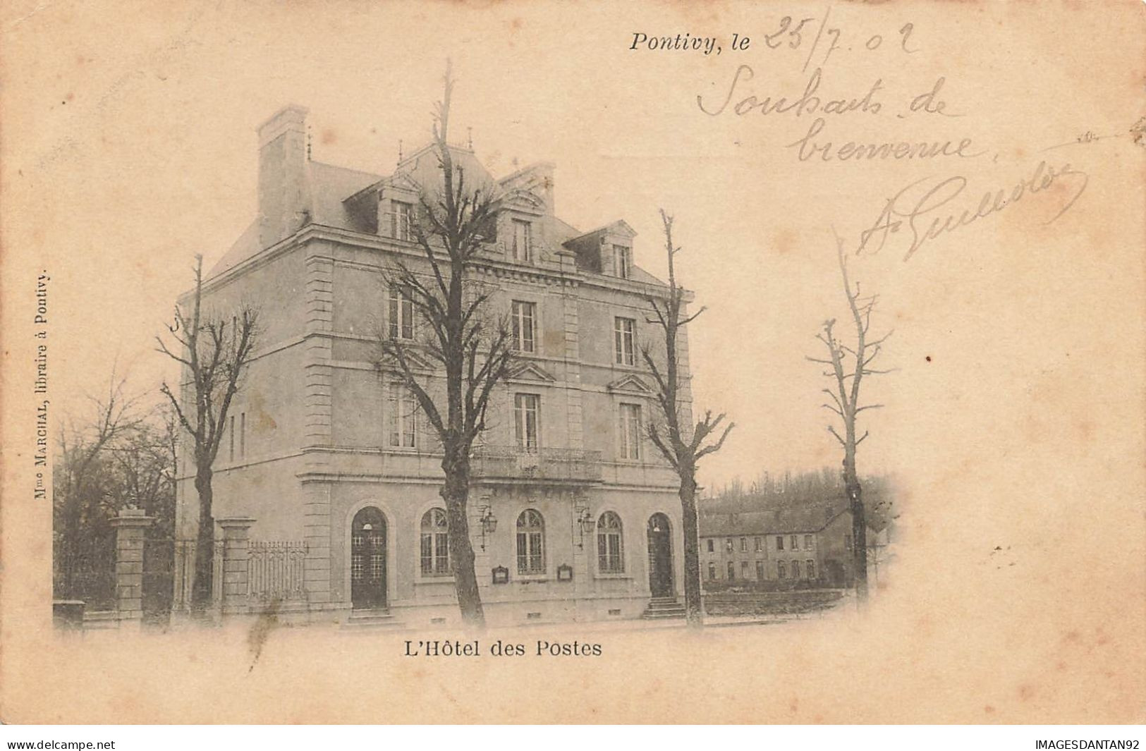 56 PONTIVY #20863 HOTEL DES POSTES - Pontivy